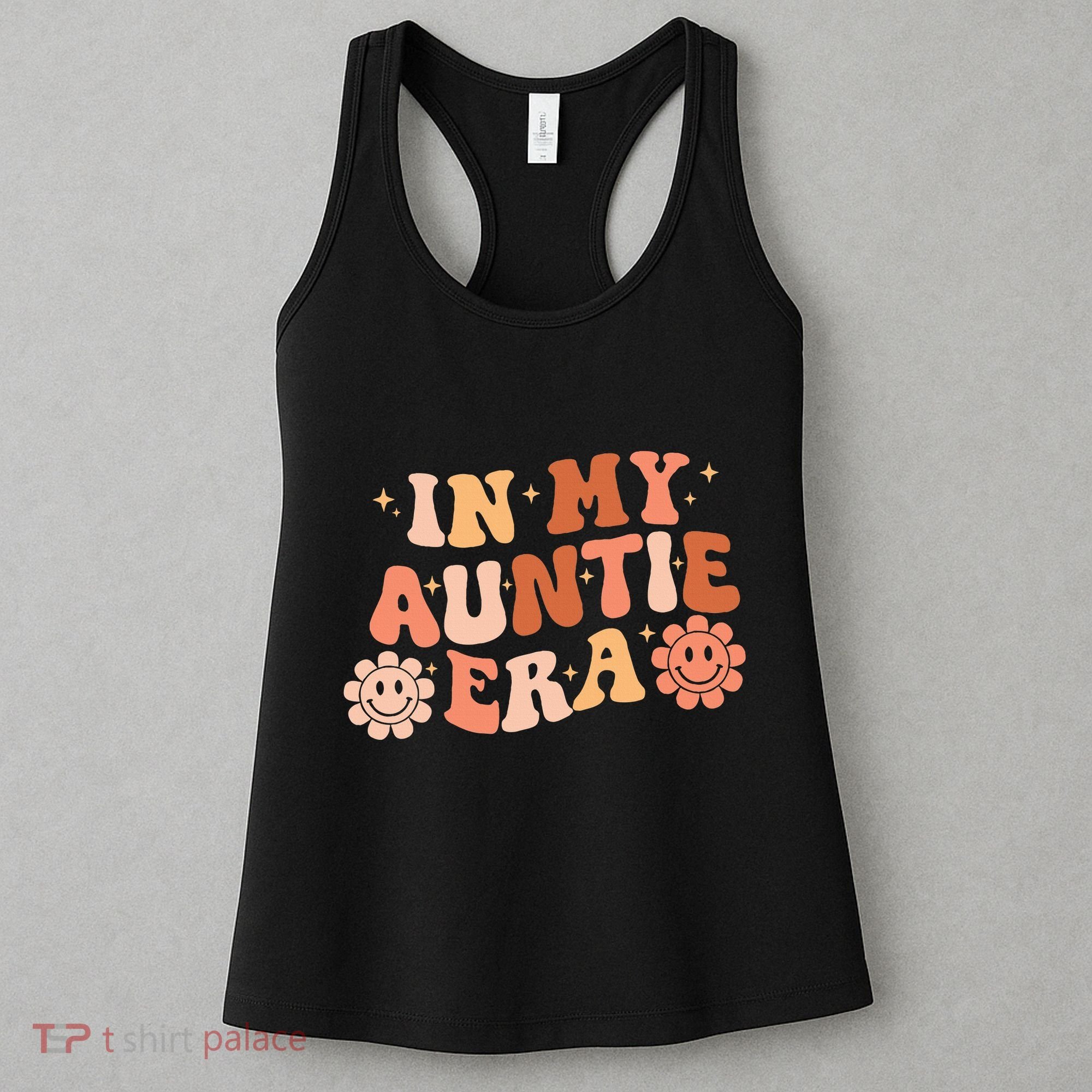 In My Auntie Era Niece Nephew Matching Groovy Women's Tank Top
