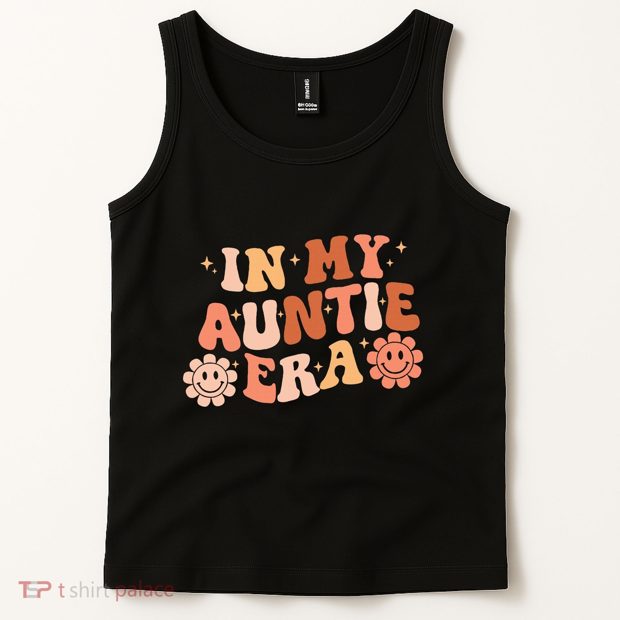 In My Auntie Era Niece Nephew Matching Groovy Tank Top