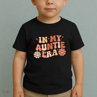 In My Auntie Era Niece Nephew Matching Groovy Toddler T-Shirt thumb 2