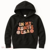In My Auntie Era Niece Nephew Matching Groovy Kids Hoodie thumb 0