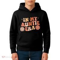 In My Auntie Era Niece Nephew Matching Groovy Kids Hoodie thumb 4