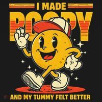 I Made A Poopy And My Tummy Felt Better Adult Humor Meme Pajama Set thumb 2