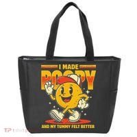 I Made A Poopy And My Tummy Felt Better Adult Humor Meme Tote Bag thumb 0
