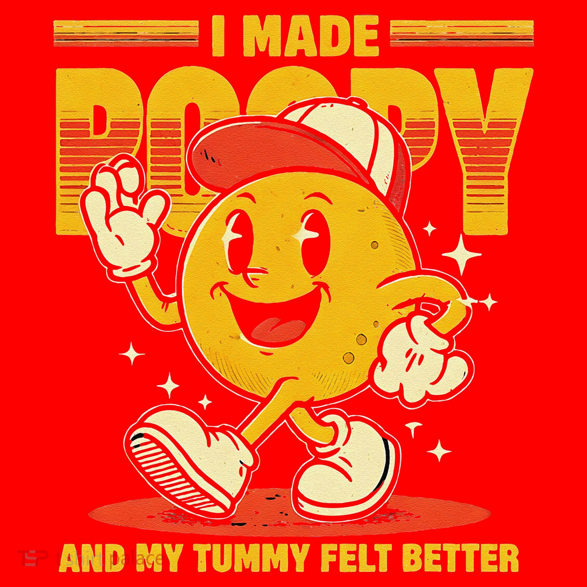 I Made A Poopy And My Tummy Felt Better Adult Humor Meme Santa Hat