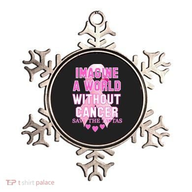 Imagine A World Without Cancer Save The Tatas Ornament