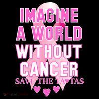Imagine A World Without Cancer Save The Tatas Visor thumb 3