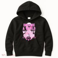 Imagine A World Without Cancer Save The Tatas Kids Hoodie thumb 0