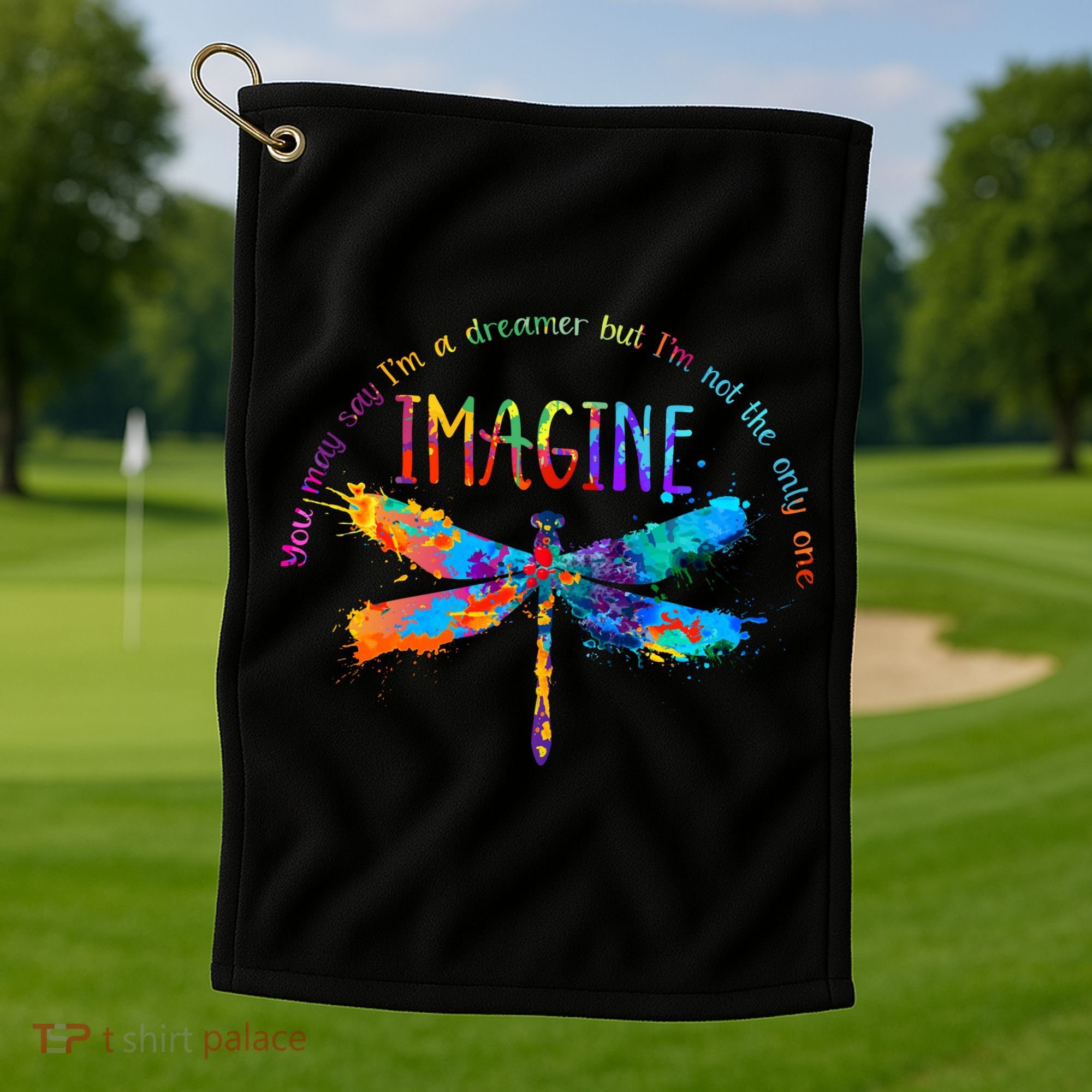 Imagine Dragonfly Dreamer Golf Towel
