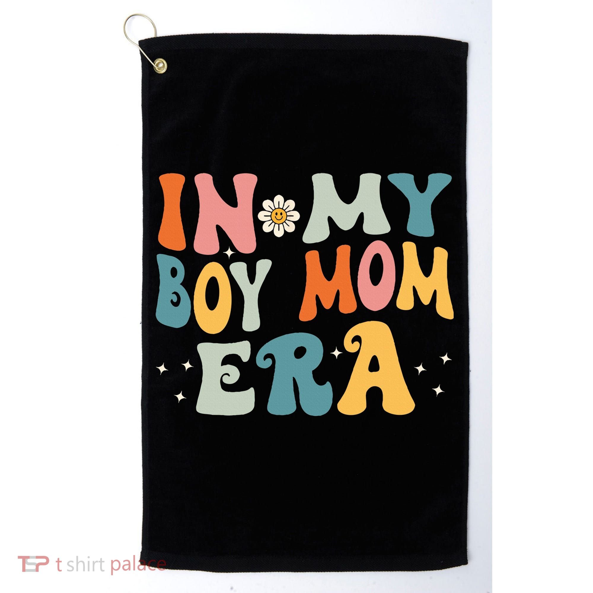 In My Boy Mom Era Golf Towel