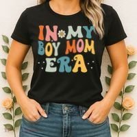 In My Boy Mom Era Women's T-Shirt thumb 2