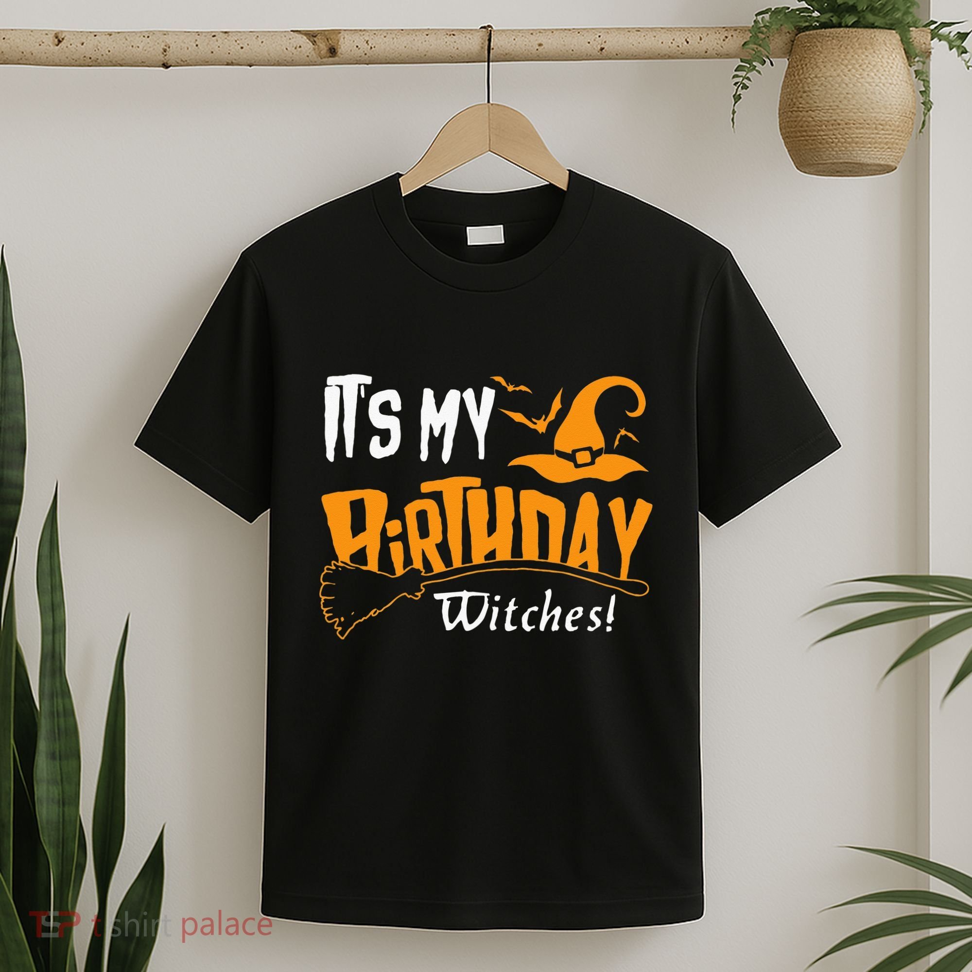Its My Birthday Witch Halloween October Birthday T-Shirt