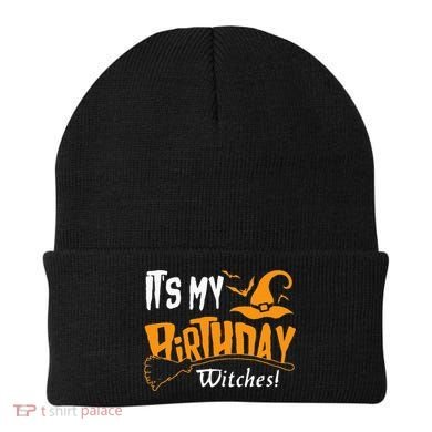 Its My Birthday Witch Halloween October Birthday Beanie