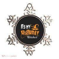Its My Birthday Witch Halloween October Birthday Ornament thumb 0
