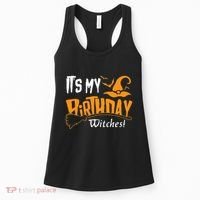 Its My Birthday Witch Halloween October Birthday Women's Tank Top thumb 0