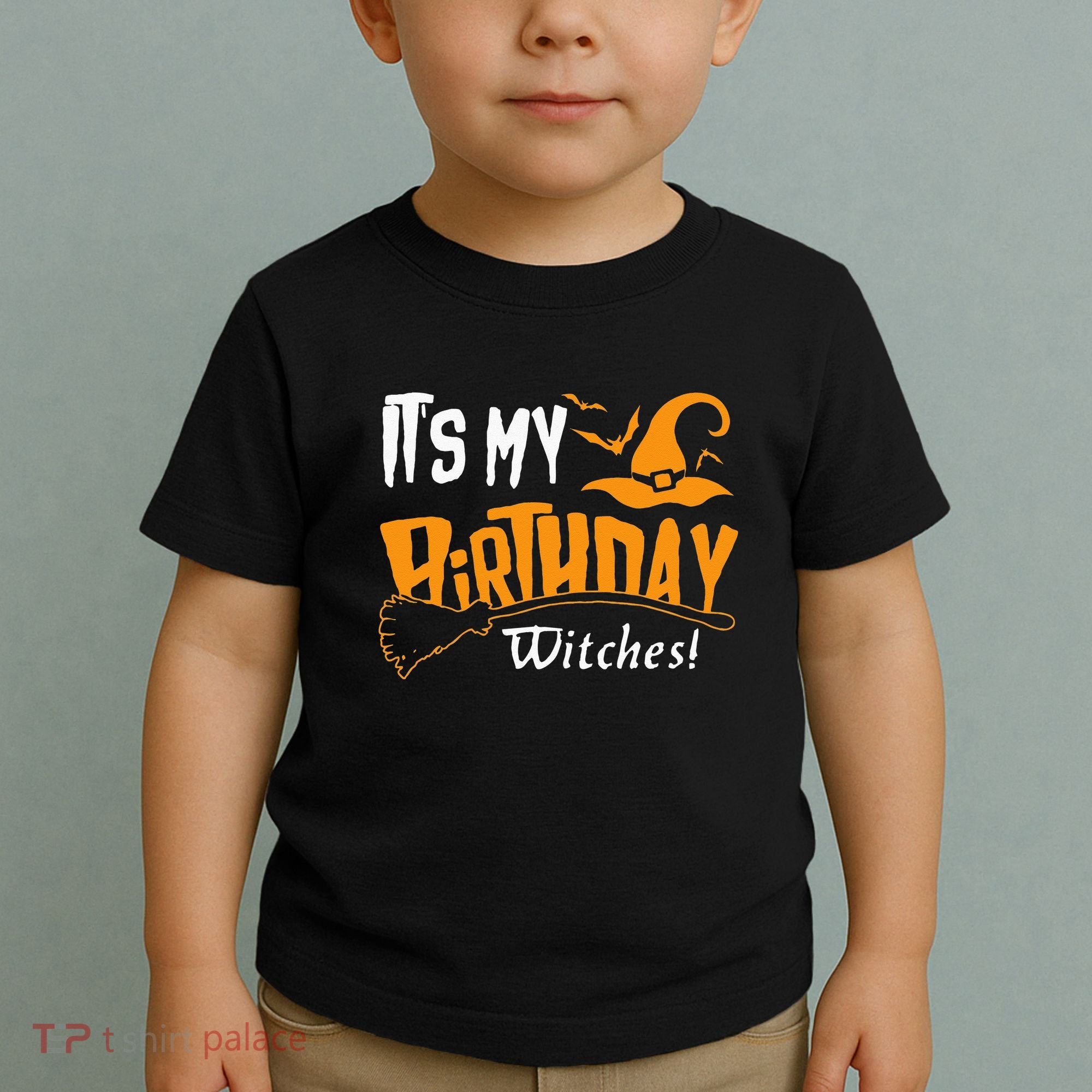 Its My Birthday Witch Halloween October Birthday Toddler T-Shirt