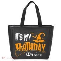 Its My Birthday Witch Halloween October Birthday Tote Bag thumb 0