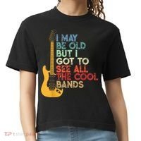 I May Be Old But I Got To See All The Cool Bands Comfort Colors Boxy T-Shirt thumb 0