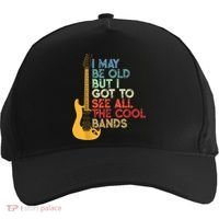 I May Be Old But I Got To See All The Cool Bands Five-Panel Snapback Cap thumb 0