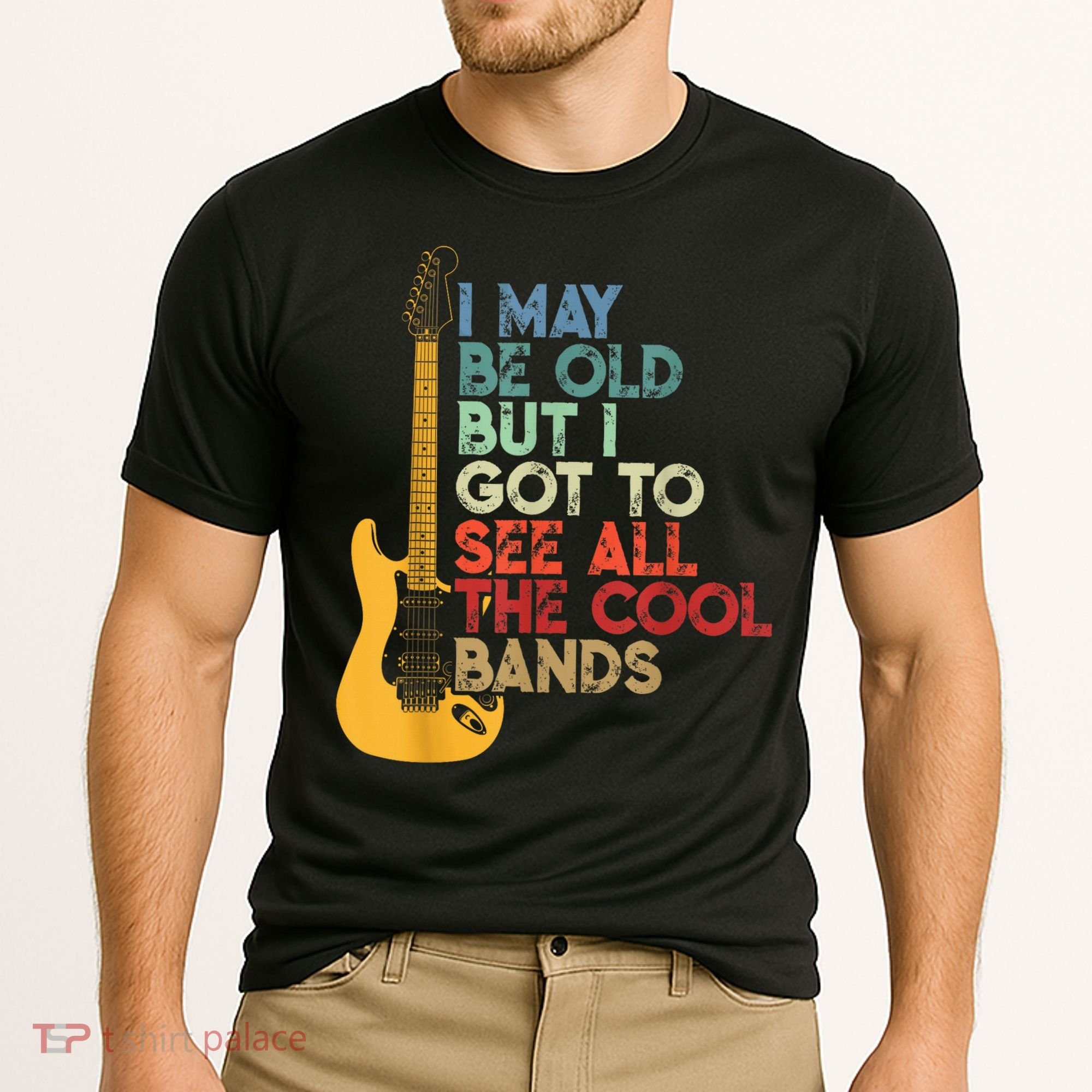 I May Be Old But I Got To See All The Cool Bands Cooling Performance Crew T-Shirt