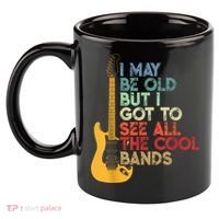 I May Be Old But I Got To See All The Cool Bands 11oz C Handle Ceramic Mug thumb 2