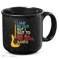 I May Be Old But I Got To See All The Cool Bands 15oz Campfire Ceramic Mug thumb 0