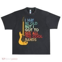 I May Be Old But I Got To See All The Cool Bands Urban Oversized Heavyweight T-Shirt thumb 0
