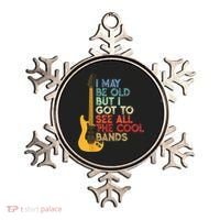 I May Be Old But I Got To See All The Cool Bands Ornament thumb 0