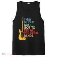 I May Be Old But I Got To See All The Cool Bands PosiCharge Competitor Tank thumb 0