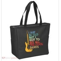 I May Be Old But I Got To See All The Cool Bands Tote Bag thumb 2