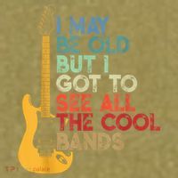 I May Be Old But I Got To See All The Cool Bands Garment-Dyed Women's Muscle Tee thumb 6