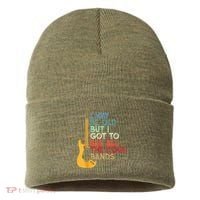 I May Be Old But I Got To See All The Cool Bands Sustainable Knit Beanie thumb 0