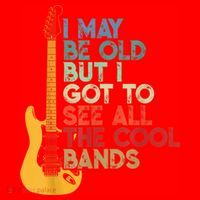 I May Be Old But I Got To See All The Cool Bands Santa Hat thumb 1