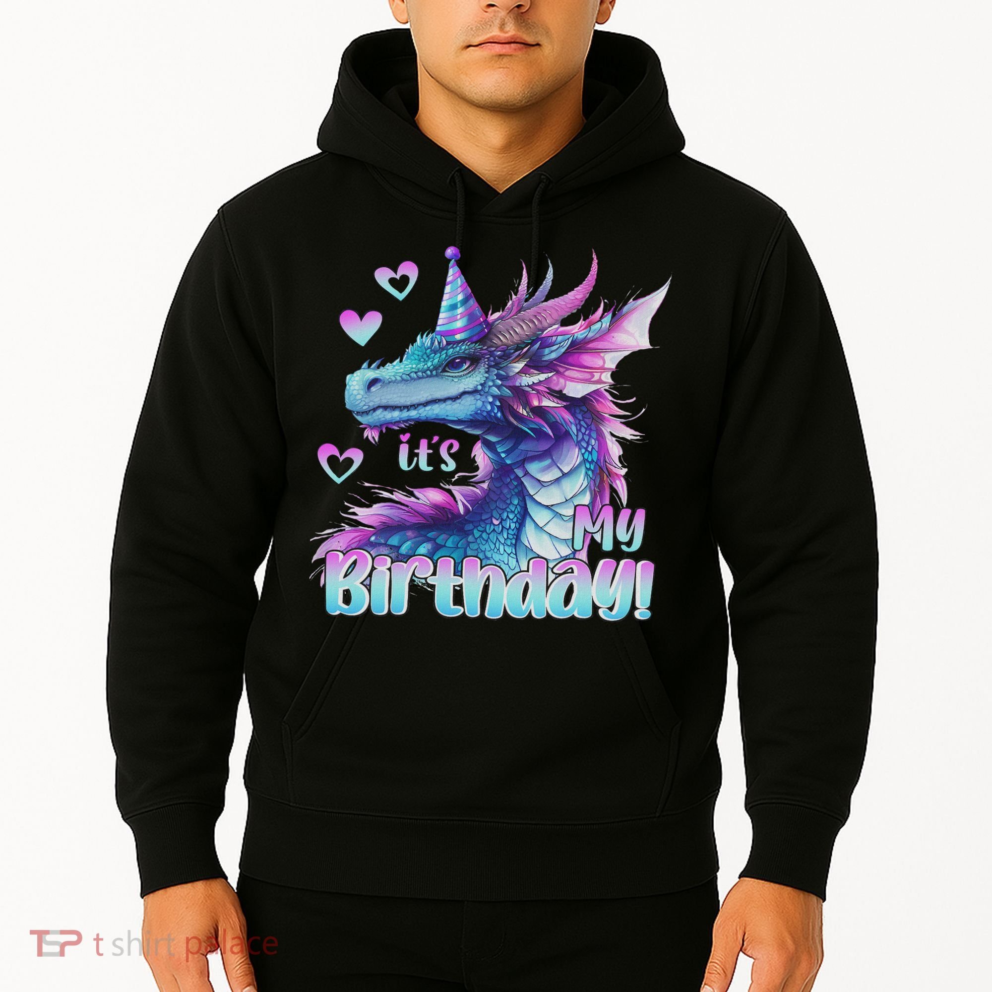 It's My Birthday Dragon Party Cute Dragons Lover Theme Hoodie