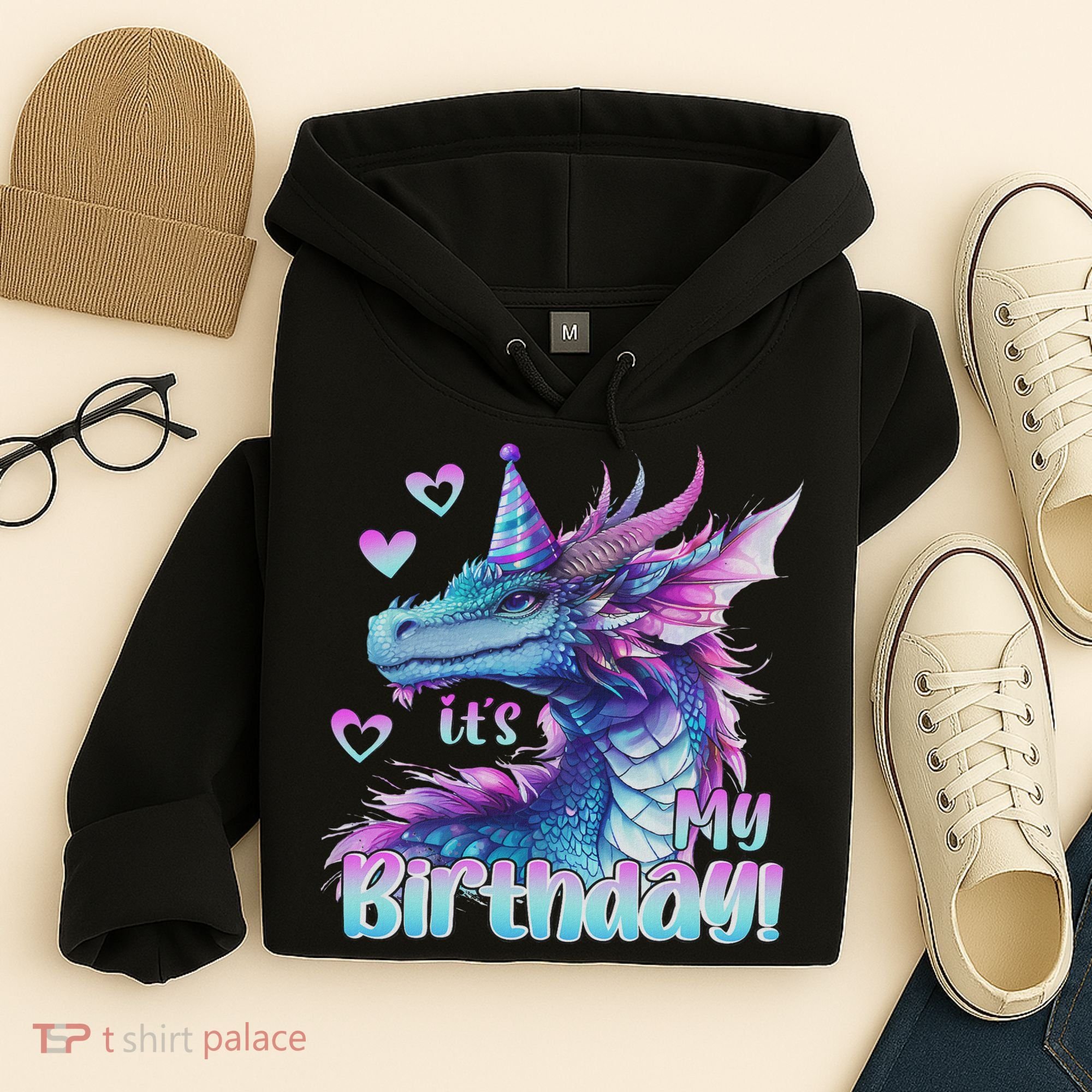 It's My Birthday Dragon Party Cute Dragons Lover Theme Hoodie