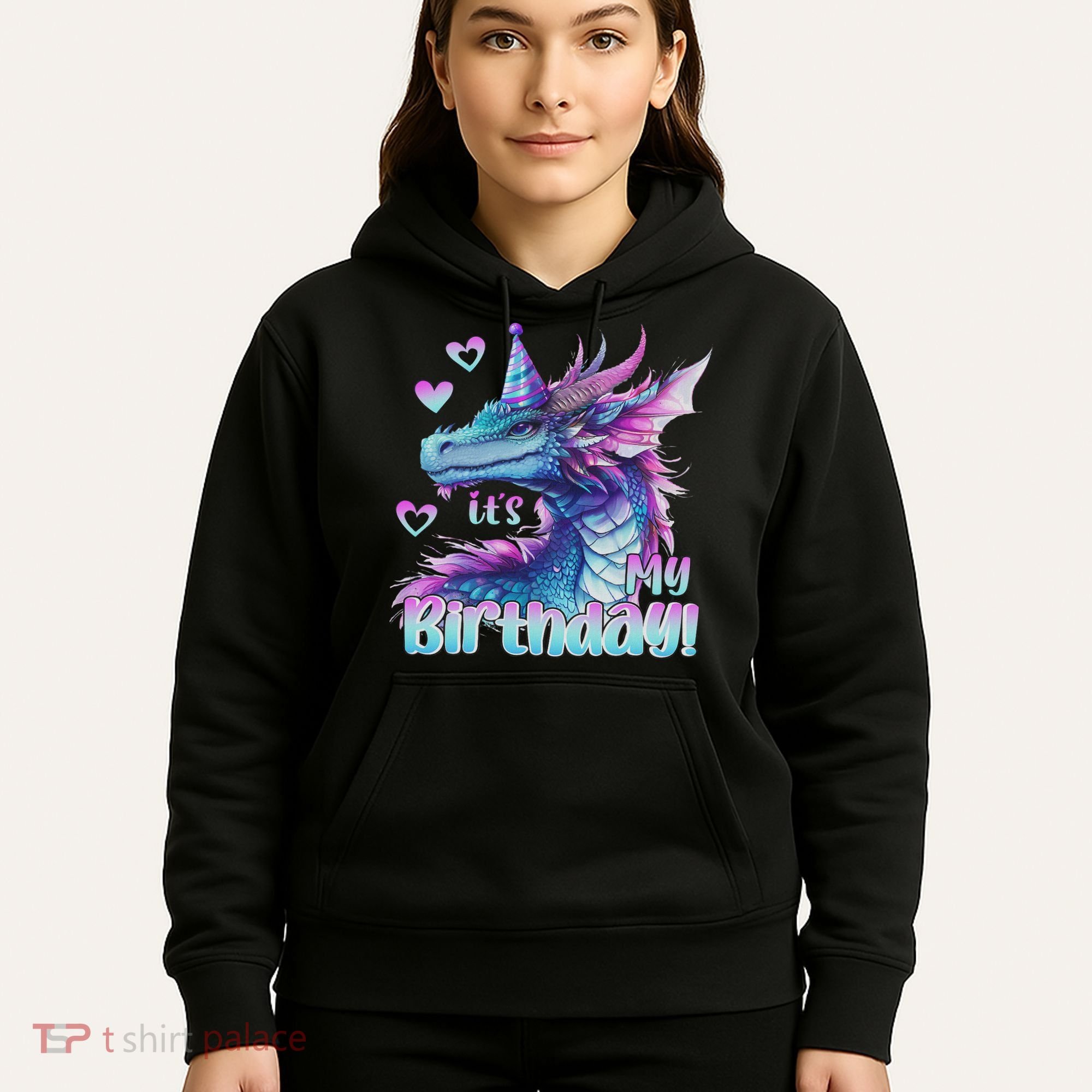 It's My Birthday Dragon Party Cute Dragons Lover Theme Hoodie