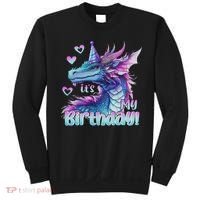 It's My Birthday Dragon Party Cute Dragons Lover Theme Sweatshirt thumb 0