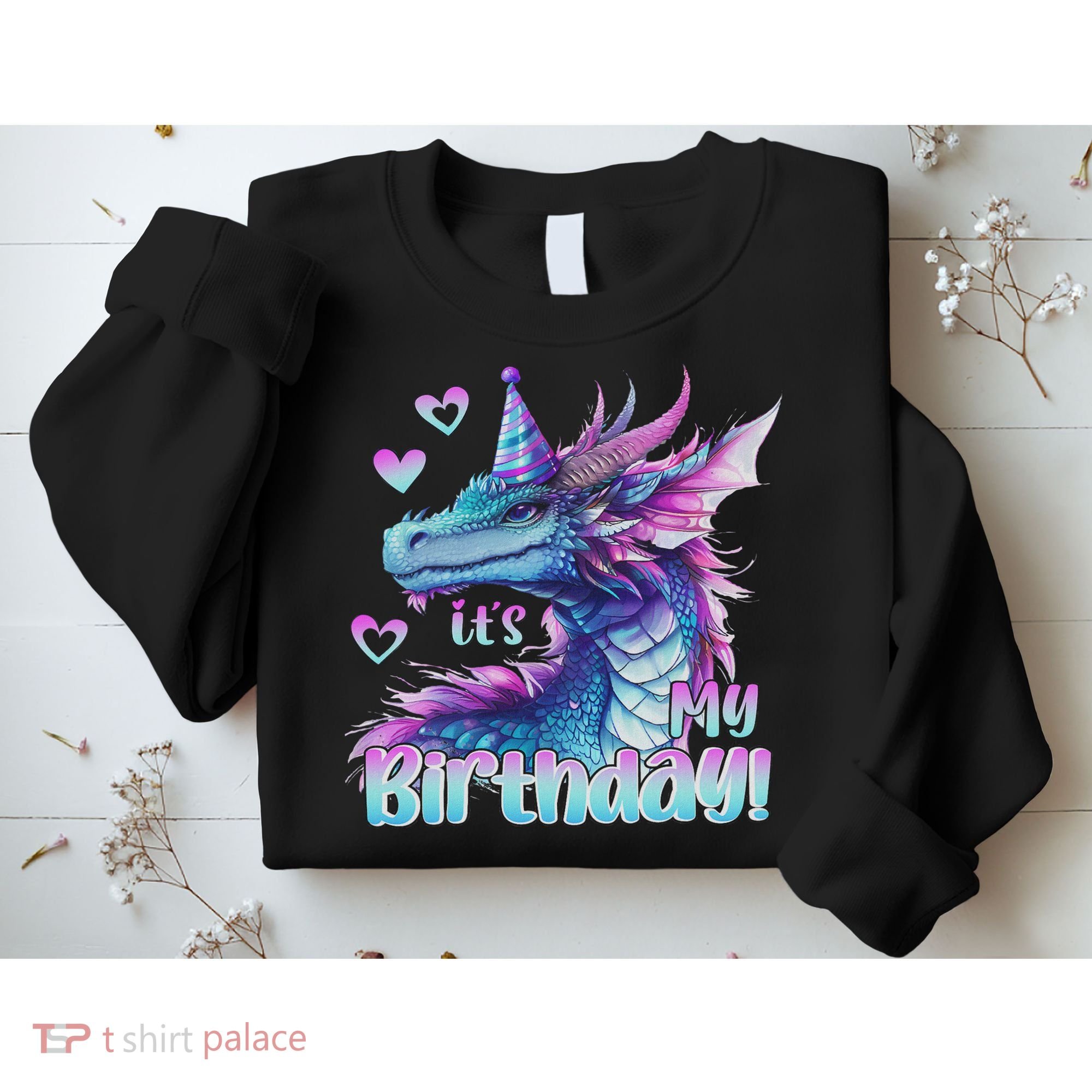 It's My Birthday Dragon Party Cute Dragons Lover Theme Sweatshirt