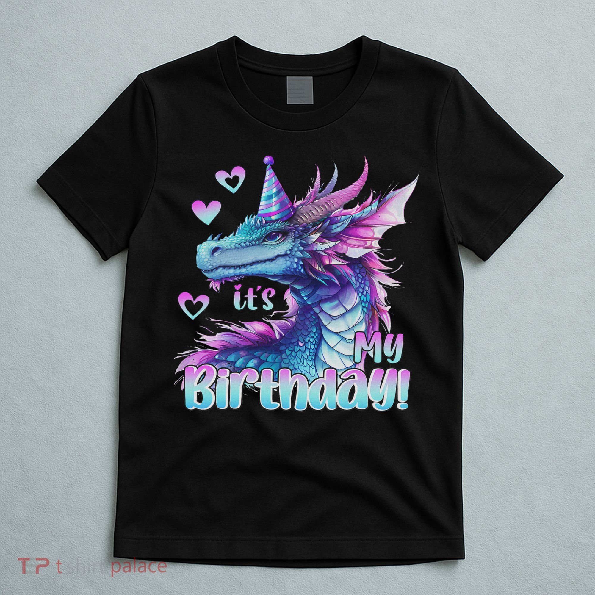 It's My Birthday Dragon Party Cute Dragons Lover Theme T-Shirt