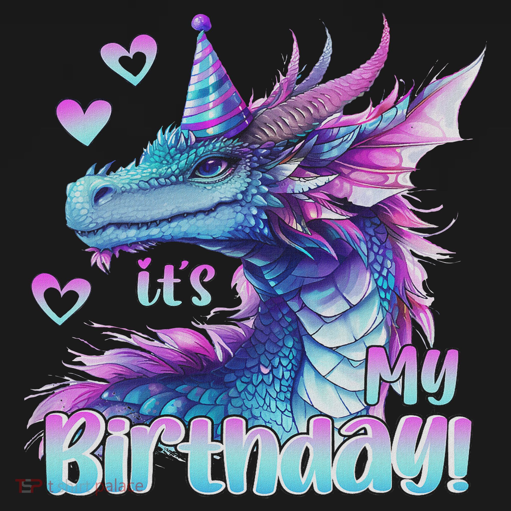 It's My Birthday Dragon Party Cute Dragons Lover Theme T-Shirt