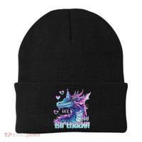 It's My Birthday Dragon Party Cute Dragons Lover Theme Beanie thumb 0