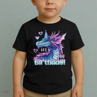 It's My Birthday Dragon Party Cute Dragons Lover Theme Toddler T-Shirt thumb 2