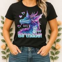 It's My Birthday Dragon Party Cute Dragons Lover Theme Women's T-Shirt thumb 2