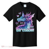 It's My Birthday Dragon Party Cute Dragons Lover Theme Kids T-Shirt thumb 0