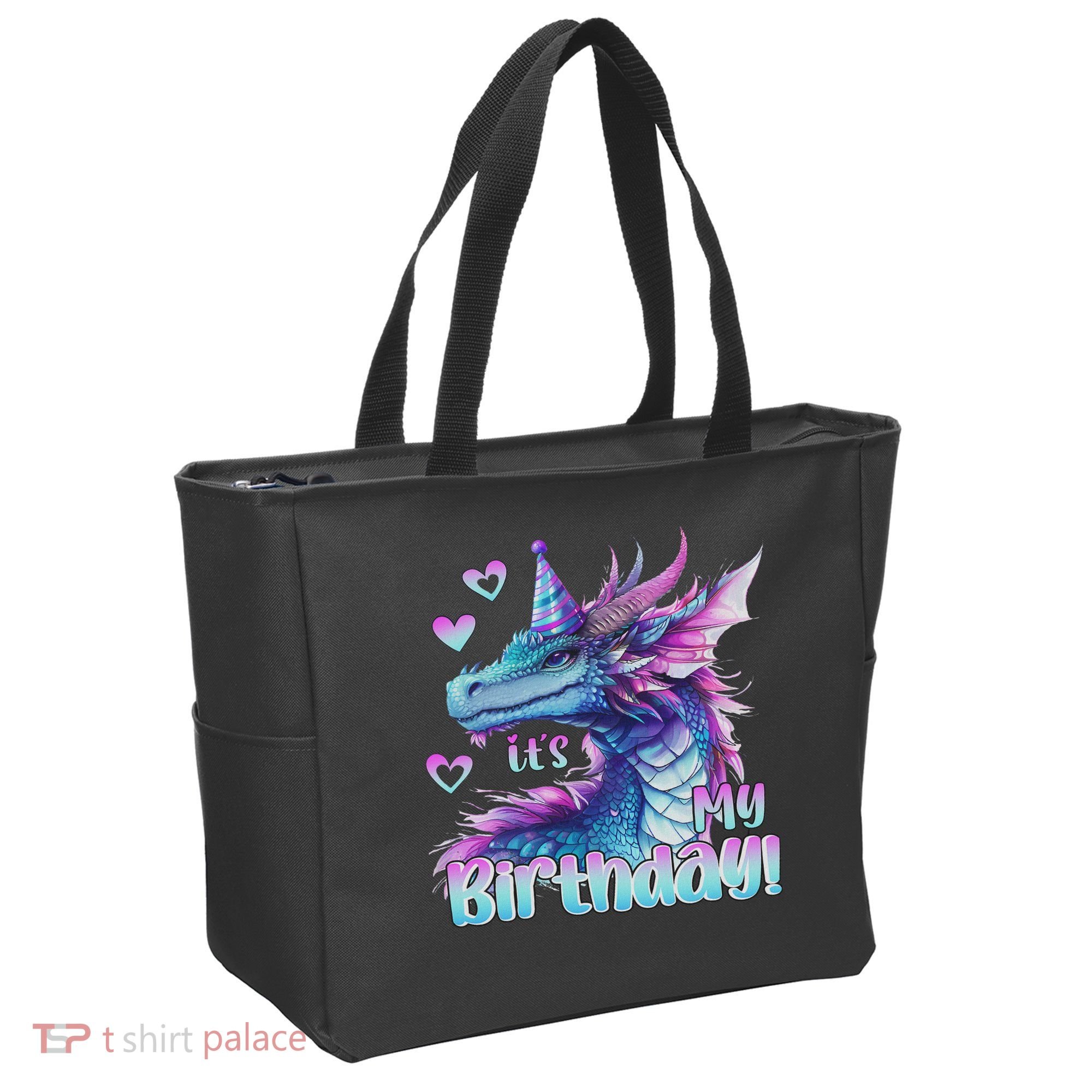 It's My Birthday Dragon Party Cute Dragons Lover Theme Tote Bag