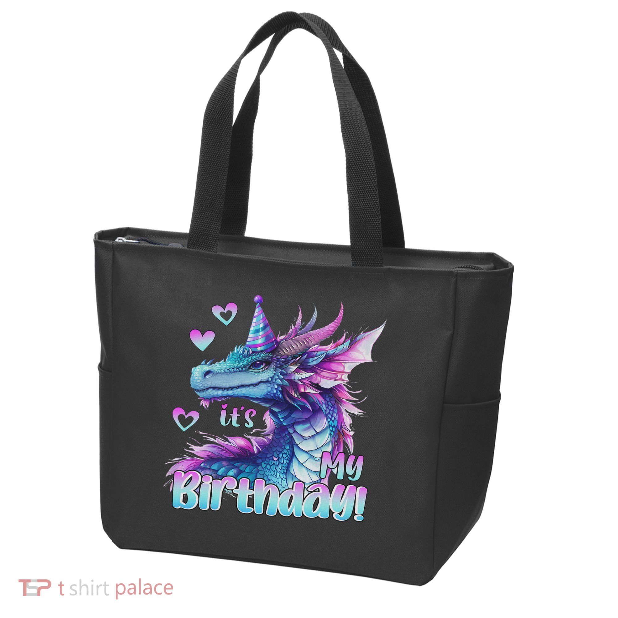 It's My Birthday Dragon Party Cute Dragons Lover Theme Tote Bag