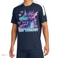 It's My Birthday Dragon Party Cute Dragons Lover Theme Sport-Tek Competitor United Soccer Jersey thumb 0