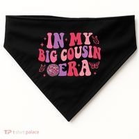 In My Big Cousin Era Funny Cool Cousin USA-Made Doggie Bandana thumb 0