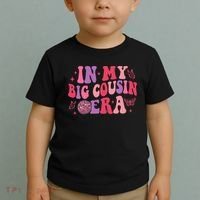 In My Big Cousin Era Funny Cool Cousin Toddler T-Shirt thumb 2