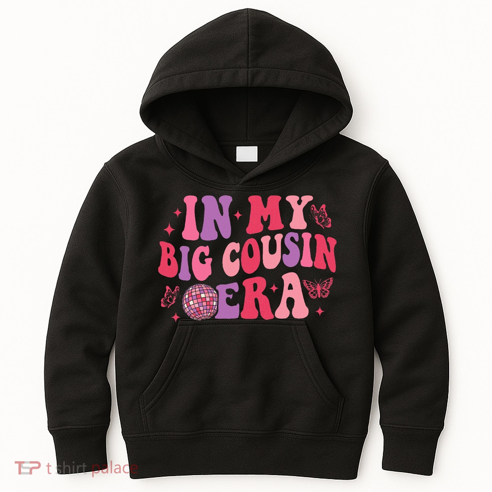 In My Big Cousin Era Funny Cool Cousin Kids Hoodie