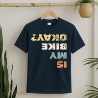 Is My Bike Okay? Mountain Bike Cycling Gift T-Shirt thumb 2